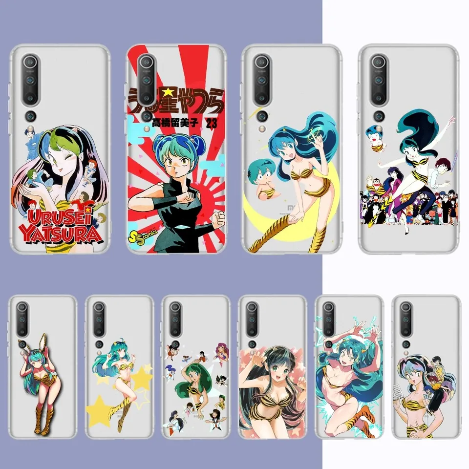 Urusei Yatsura anime telefónny prípad pre Samsung S 20 22 23 pre Redmi Note7 8 9 10 pre Huawei P20 30 40 Clear Case
