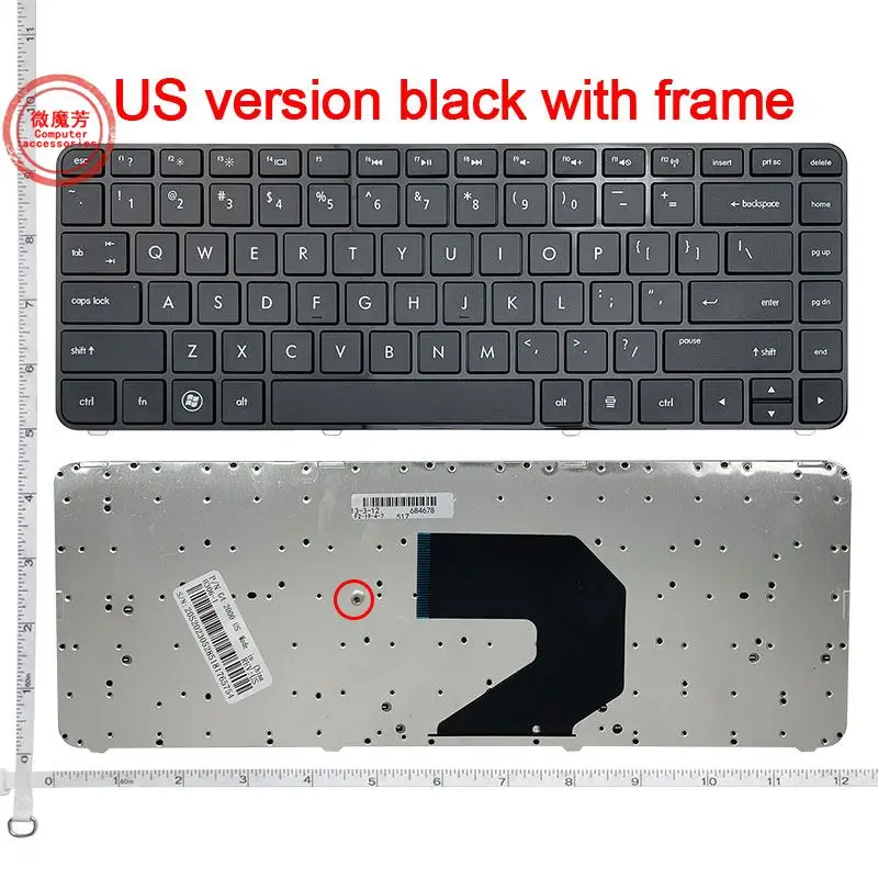 US G4-2000 English Vymeňte klávesnicu notebooku pre HP G4-2301TX 2303TX 2317TX 2318TX 2319 2320TX 2120 2224TX 2226TX 2042TX 2006AX