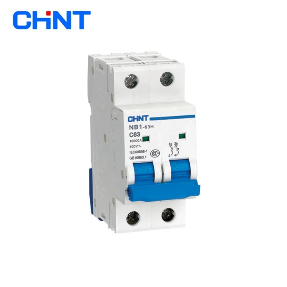 Us istič mini obvod NB1-63H 2P 10KA 1A - 63A House MCB s indikáciou