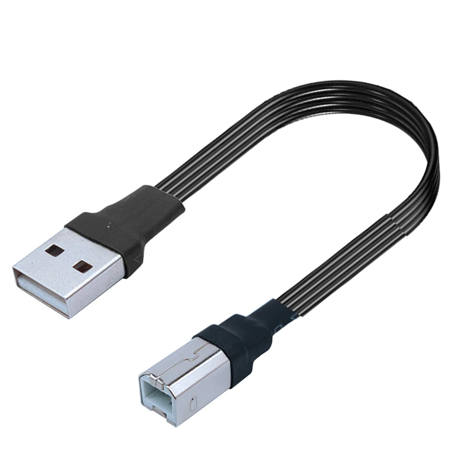 USB 2.0 Muž do USB B Mužský BM BM horný a dolný ľavý a pravý rohový skener 90 stupňov kábla BM BM kábel 3m