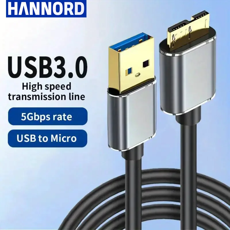 USB 3.0 až Micro B Pevný disk Externý konektor kábla 5 Gbps Synchronizácia Synchronizácie dát typu Micro B Adaptér pre Samsung WD SSD HDD