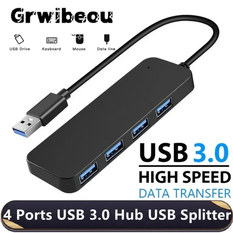 USB 3.0 Hub USB Hub 3.0 Multi USB Splitter Hub Adapter 4 Port viacnásobný expandér 3.0 USB HUB pre PC MacBook Applower Accessories