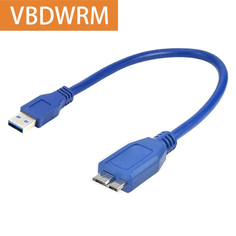 USB 3.0 Typ A do micro-B kábel USB na Micro-B Externý pevný kábel pre WD Lacie Hitachi Seagate Prenosná krátka 20 cm