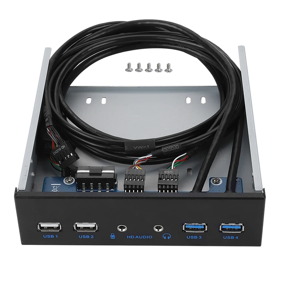 USB 3.0 + USB 2.0 19pin HD Audio Extension Front Panel Mic/SPK Port a Dual-Port Standard A-Type Connector SuperSpeed ​​4,8 Gbps