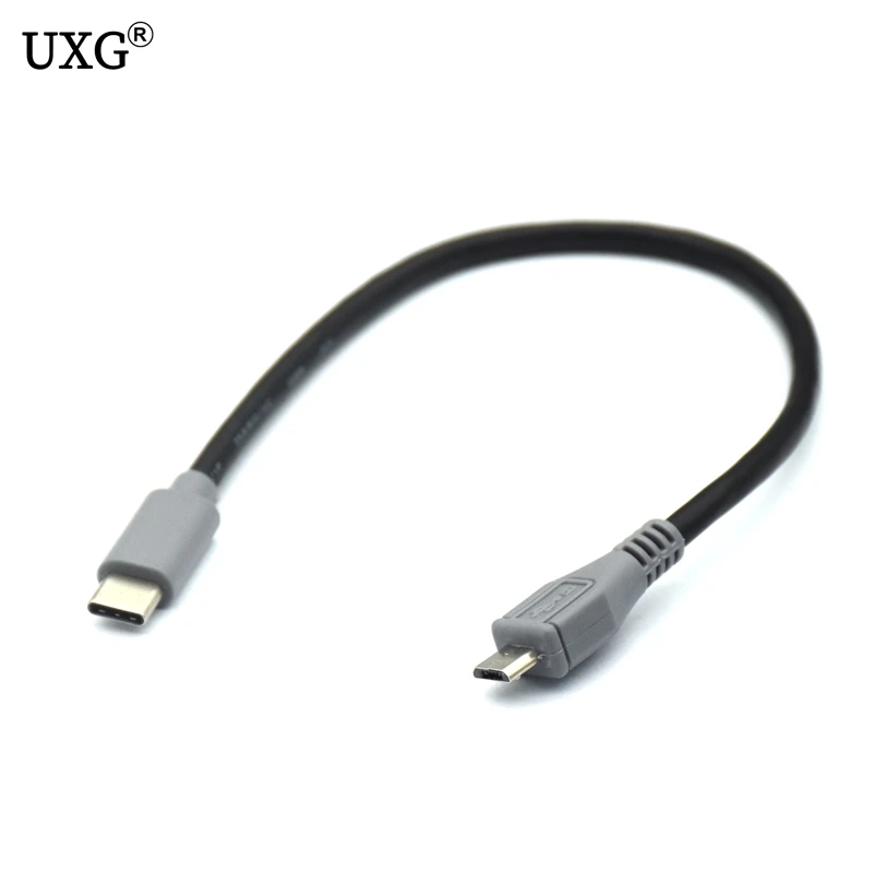 USB 3.1 Typ C Micro USB 5 PIN B Mužský konvertor Plug Converter OTG OTG OTG Dátový kábel pre mobilný VR Mac 25 cm 50 cm 1M