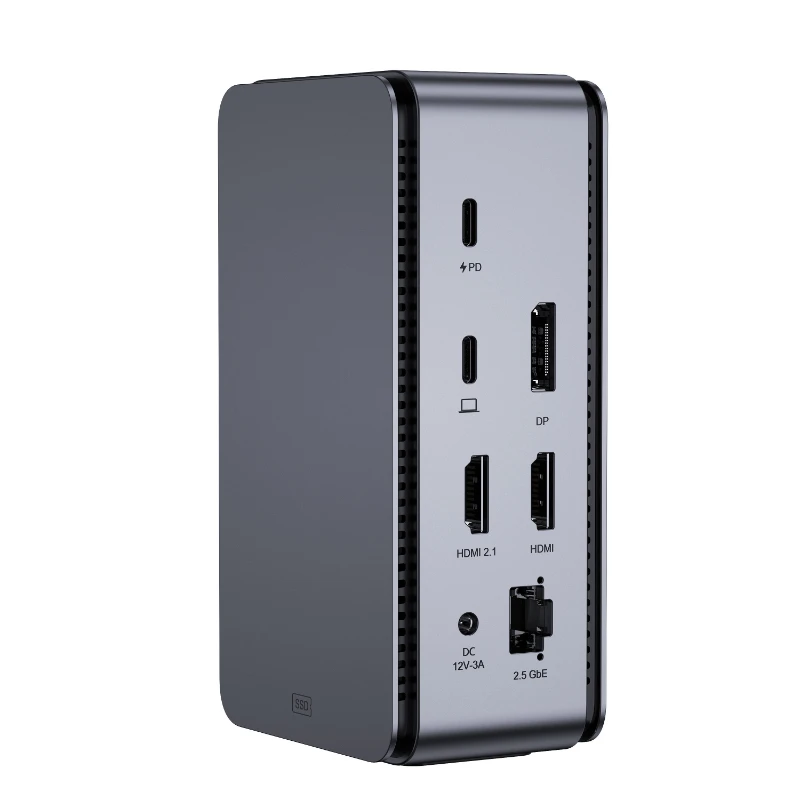 USB 4.0 13 v 1 dokovacej stanici s MACOS MST DisplayLink Support Thunderbolt 4