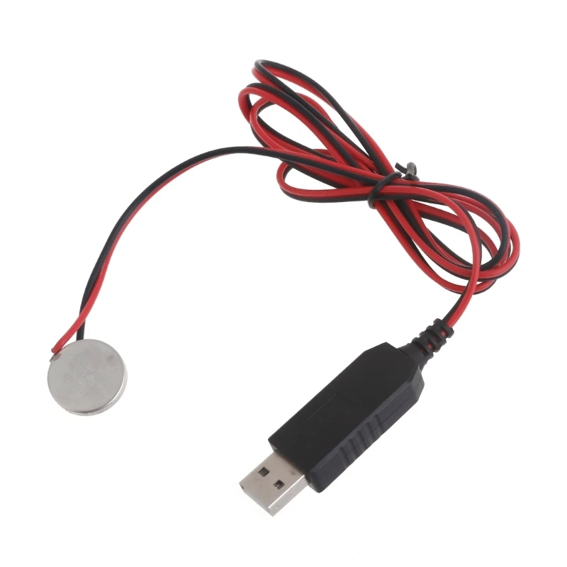 USB až 3V CR2032 DIM) nabíjacia kábel nabíjania batérie pre CR2032 3V BUDEL BELLE BATÉRIA HODNOTENIE HODNOTENIE HODNOTENIA P9JB