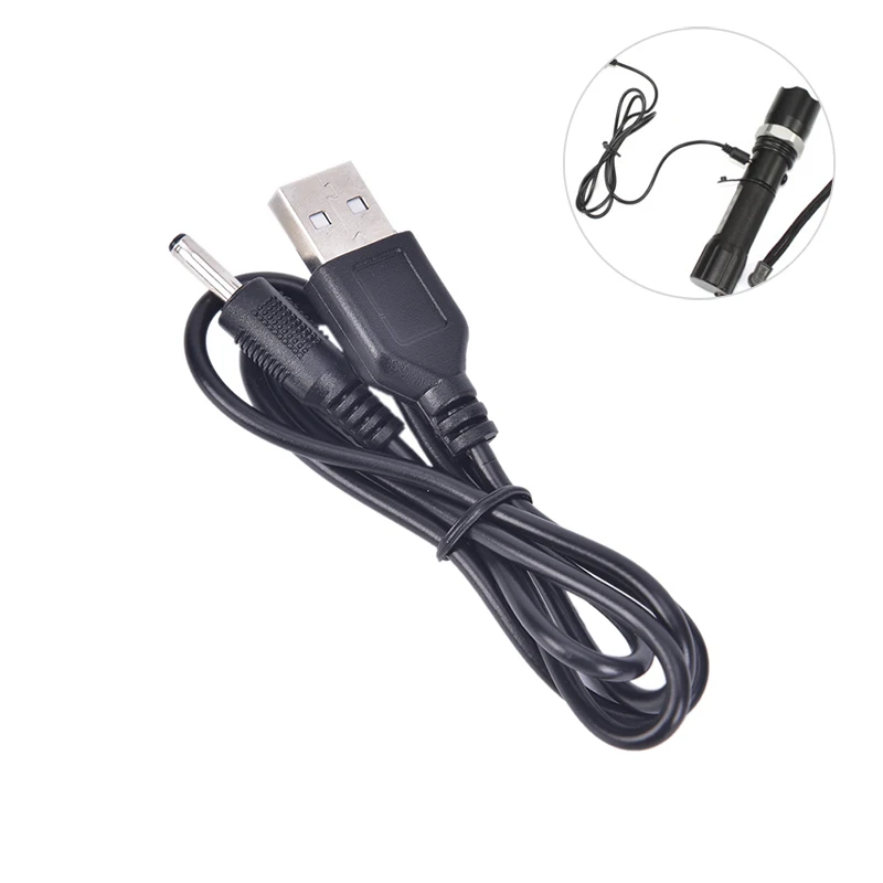 USB až DC 3.5 napájací kábel čistý nabíjací kábel na nabíjací kábel Elektrická zubná kefka hračky USB kábel USB