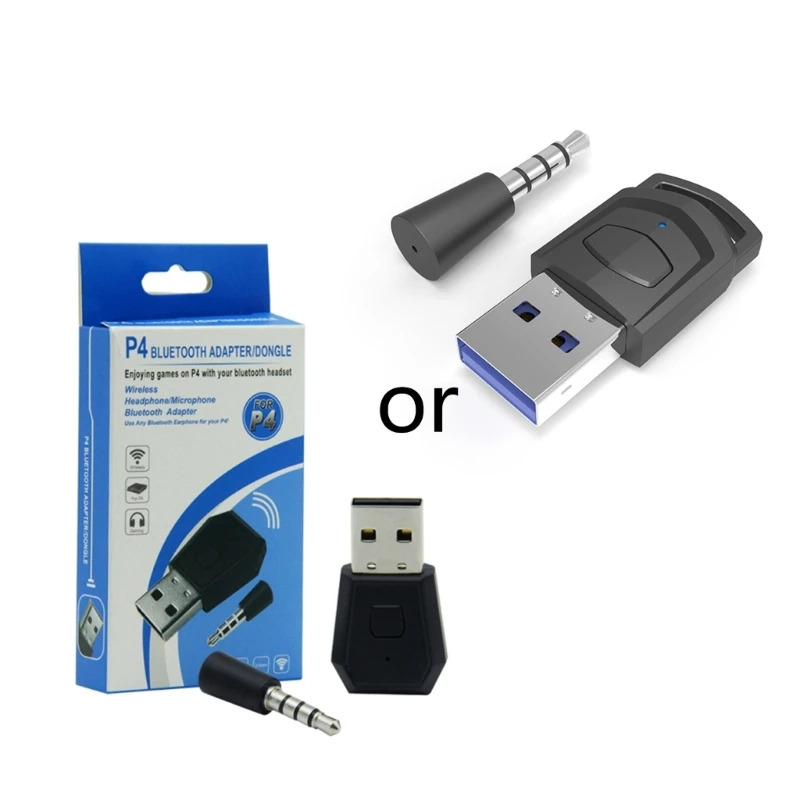 USB Bluetooth kompatibilný adaptér prijímača pre PS4 Bluetooth kompatibilný 4.0 Prijímač slúchadiel slúchadiel SUBOL