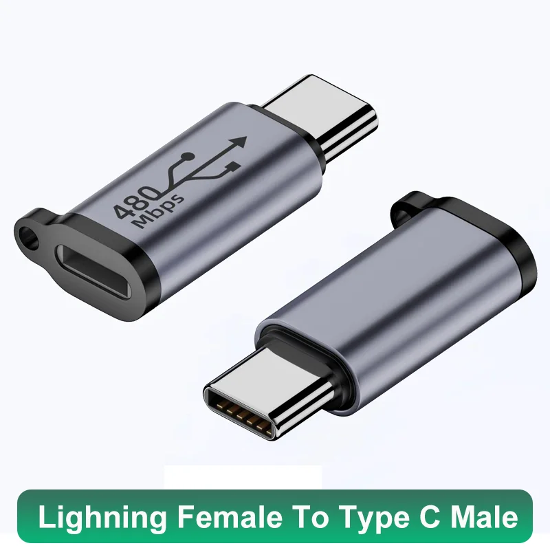 USB C na oslovenie adaptéra USB C kábel pre iOS Rýchle nabíjacie konektorové oslovenie muža na typ konvertora pre iPhone pre iPhone