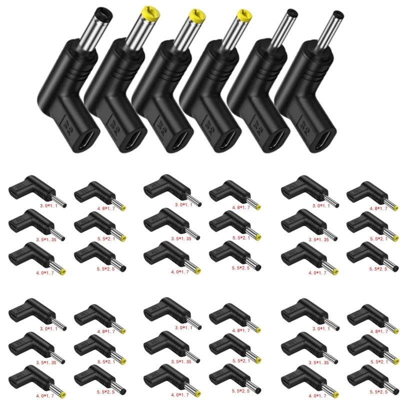 USB C PD až DC Power Connector Universal Router Tablet Mini ventilátor 5V 9V 12V Typ C do DC Jack Plug nabíjacie adaptér prevodník