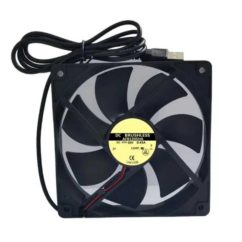 USB COLLING ventilátor 12 cm chladiaci ventilátor 12025 PC VENTILUS pre domáci ventilátor USB PC Tichý osobný chladiaci ventilátor 120x120x25mm