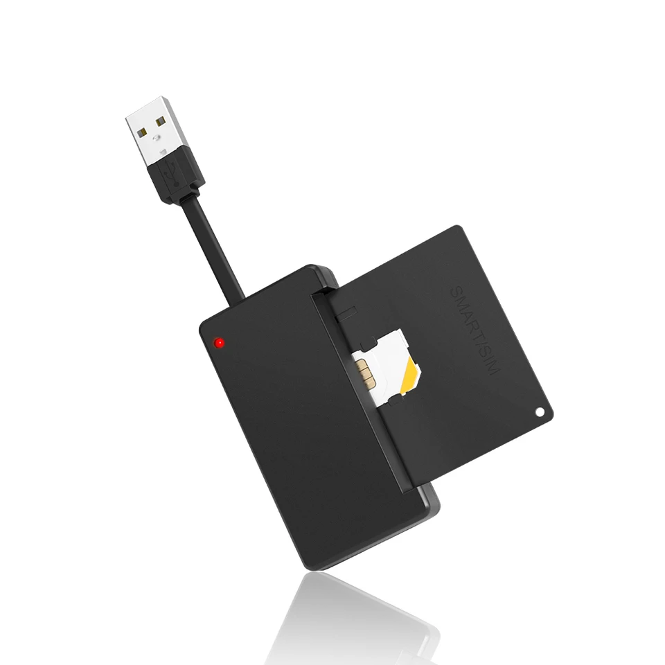USB inteligentná čítačka kariet USB 2.0 Pamäťová karta Clone pre ID Bank EMV Electronic DNIE DNI Citizen SIM Cloner Adapter pre počítač PC
