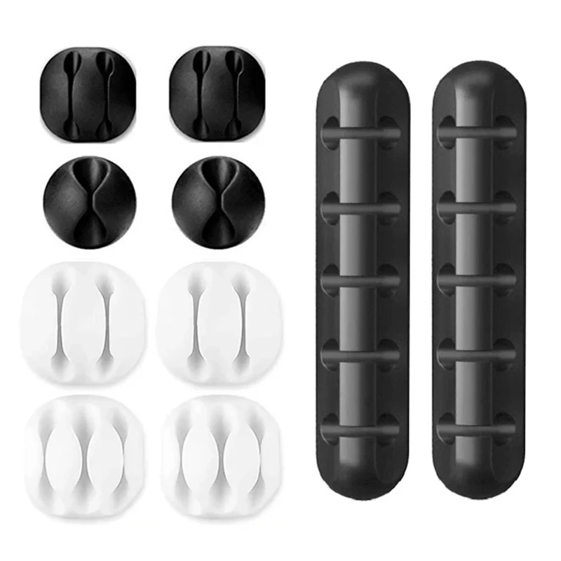 USB káblové sponky Organizátor Organizátor okrúhle nabíjačky káblových sponí