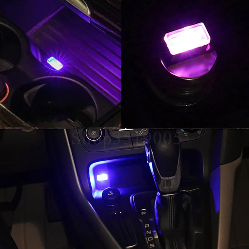 USB LED ľahké auto Atmosféra dekoratívnych lampových príslušenstiev pre Mercedes Benz GLA x156 GLK x204 GL x164 x166 ml W163 W164 W166 W251