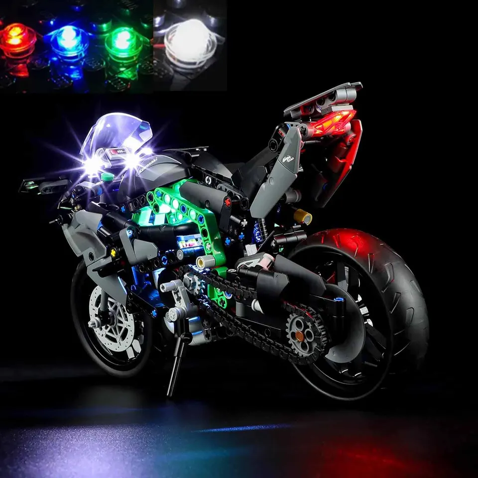 USB Light Kit pre LEGO Technic Kawa-Saki Nin-JA H2R Motocykel 42170