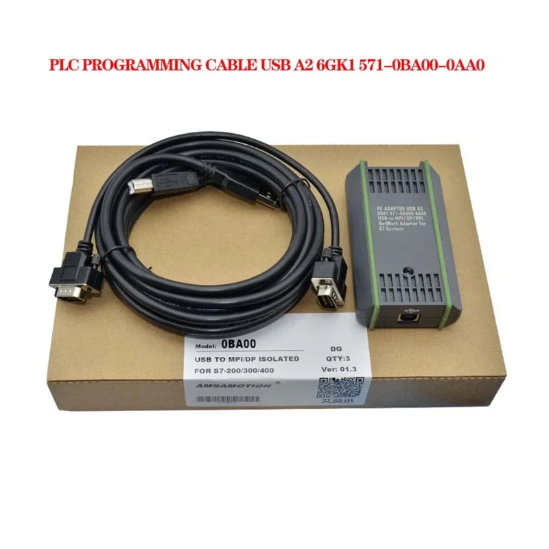 USB-MPI DP PPI S7-200/300/400 PLC Programovací kábel USB A2 6GK1 571-0BA00-0AA0 PC adaptér pre systém S7 System Medený drôt