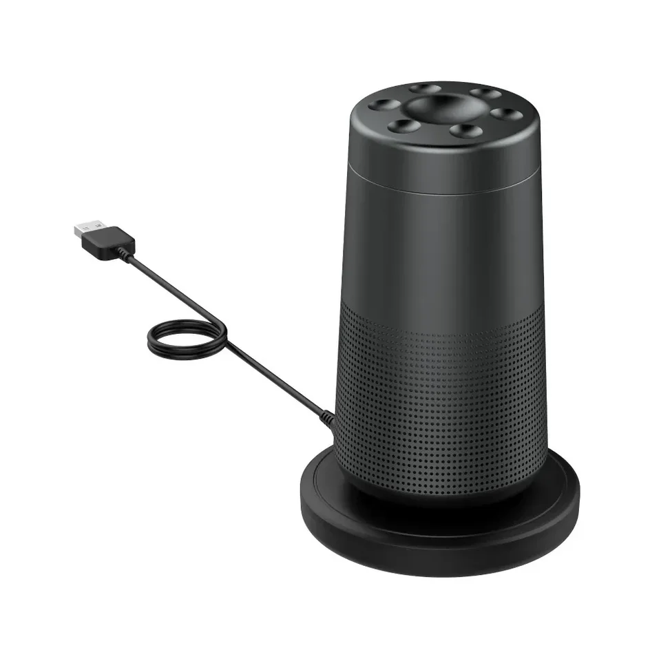 USB nabíjanie Dock Station Reproduktor Príslušenstvo Univerzálne nabíjanie Cradle Držiteľ výmeny za Bose SoundLink Revolve/Revolve II