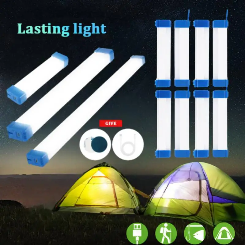 USB nabíjanie nočné svetlá vnútorné/vonkajšie prenosné osvetlenie s dlhým pásom LED kniha LED MEGETICKÉ DLHÉ RADE LAMPS 15 cm 30 cm 50 cm