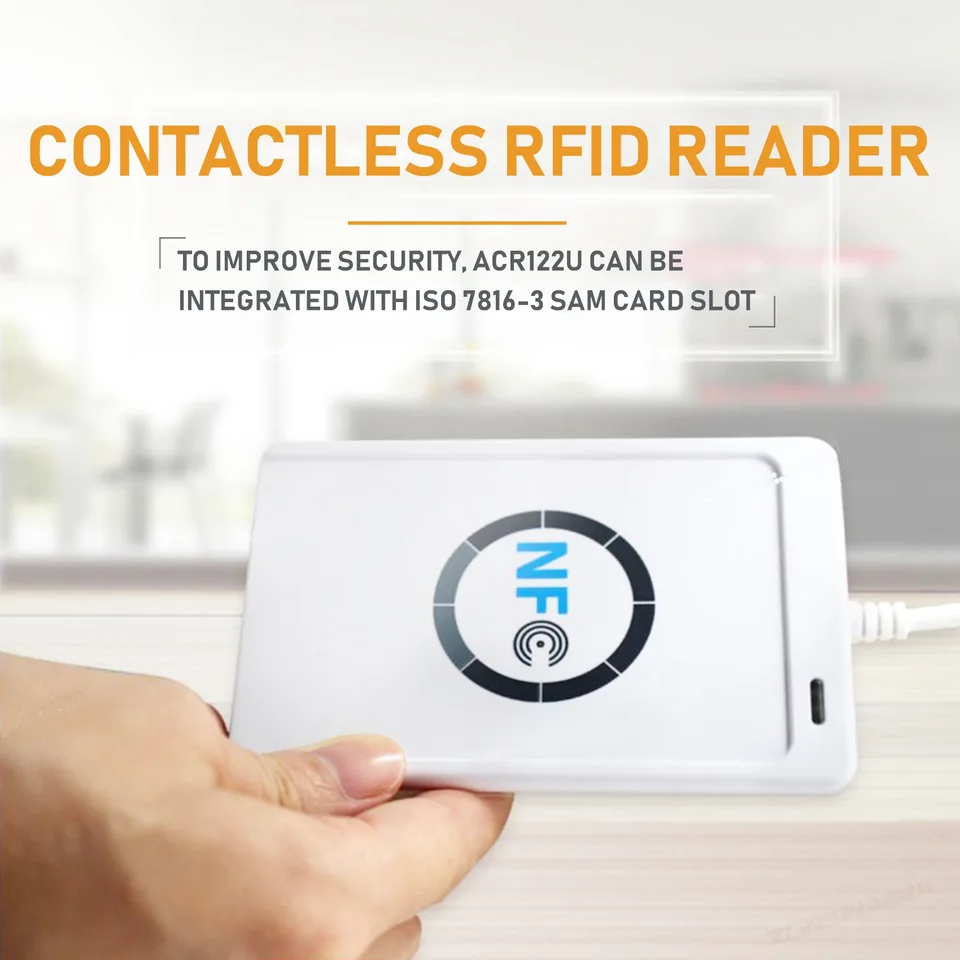 USB NFC Card Reader Writer ACR122U-A9 Čína bezkontaktná bezdrôtová čítačka kariet RFID Windows Windows