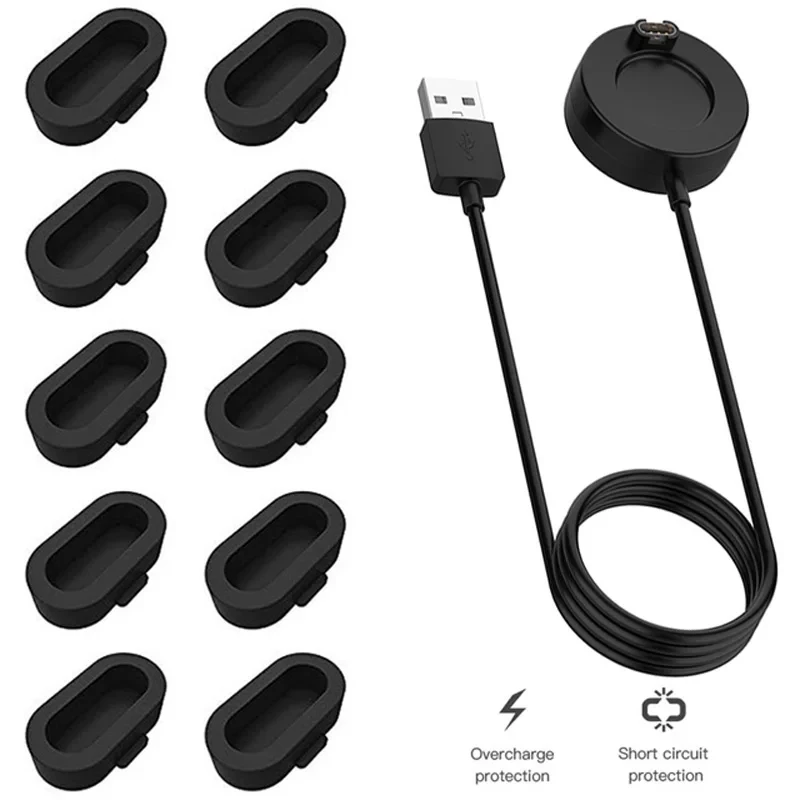 USB Rýchle nabíjacie káblové káble Dock Dock nabíjačka pre Garmin Fenix ​​5 5S 5x Plus 6S 6x Pro 7 7x Venu VivoActive 4 4S 3 245 45 Instinct