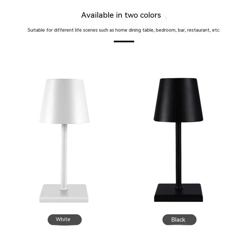 USB stolová lampa typu C 5200MAH batérie bezdrôtové nabíjateľné nabíjateľné IP54 voda odolné voči luxusnému nočnému miestnosti dekorácie LED svetlá Domáce dekorácie