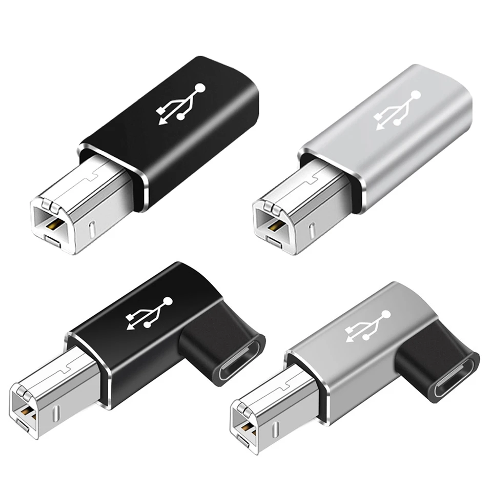 USB typ C Žena až USB B Mužský adaptér pre prenos tlačiarne prenosu tlačiarne pre prenos USB pre klávesnicu tlačiarne MIDI Controller