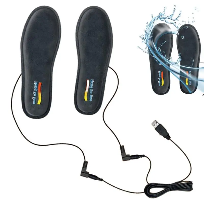 USB vyhrievané topánky vložte nohy Ohrievanej ponožky podložka Rat Elektrické vyhrievacie Inoly umývateľný teplý zimný zimný stielka na pešiu turistiku