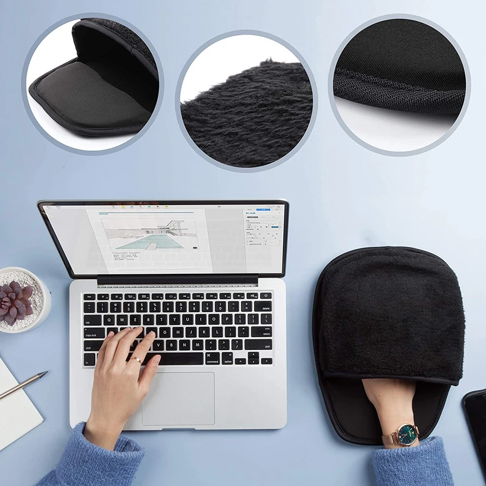 USB vykurovacia podložka Mouse Pad Winter Mouse Partner Rýchle teplo teplom náramok Praktické zimné vyhrievané rohož Office notebook Deck Dekorácie