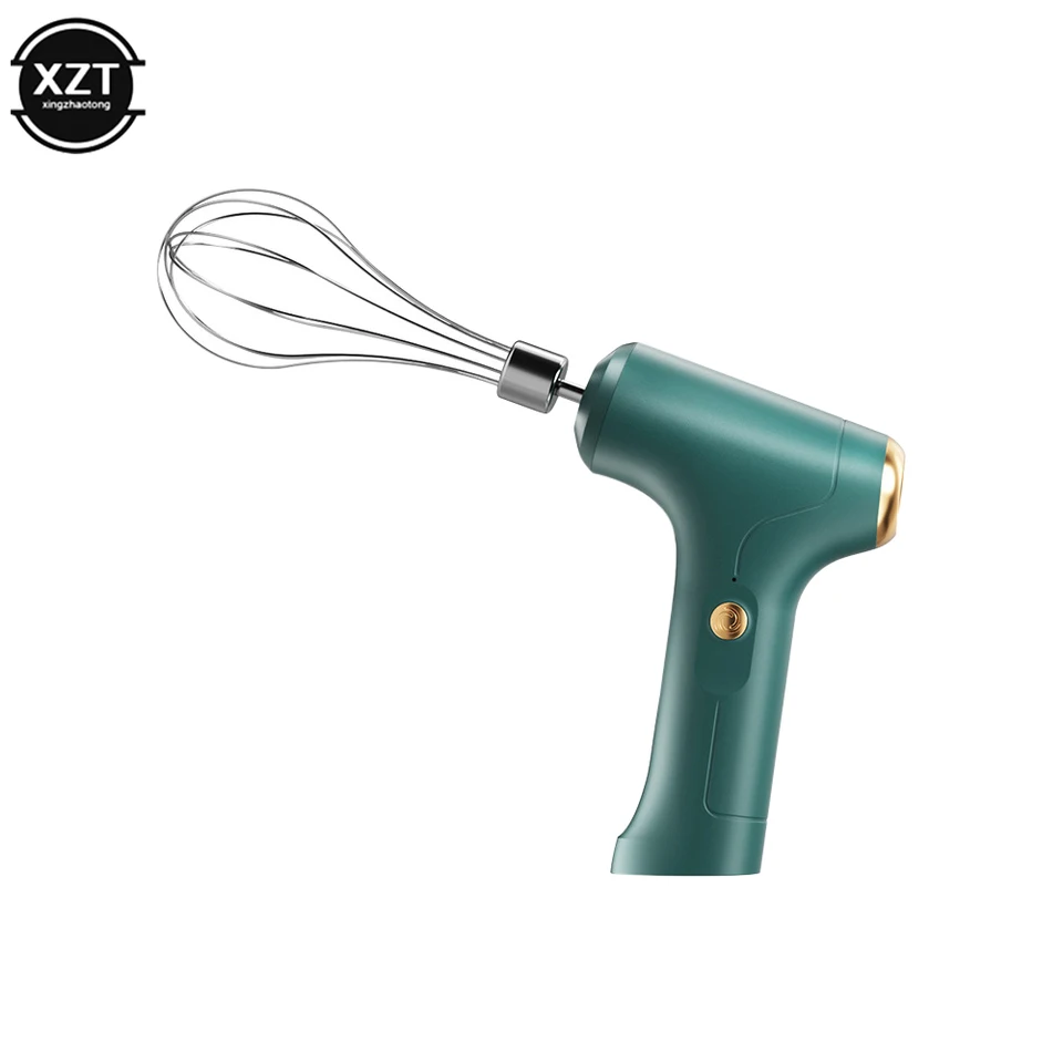 USB Wireless Electric Whisk Cake Cook Cream Whisk Kuchynské náradie vreckové nabíjateľný miešací stroj