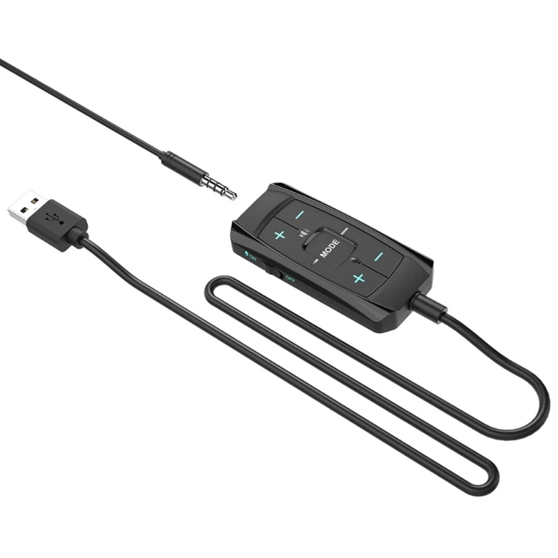 USB zvuková karta Virtual 7.1 Surround Auditory Adapter pre herné náhlavné súpravy PC
