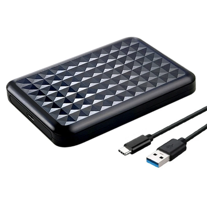 USB3.0 HDD CONSUROSURE 2.5INCH Sériový port SATA SSD Pevný disk Podpora 6TB Transparentný mobilný externý HD puzdro