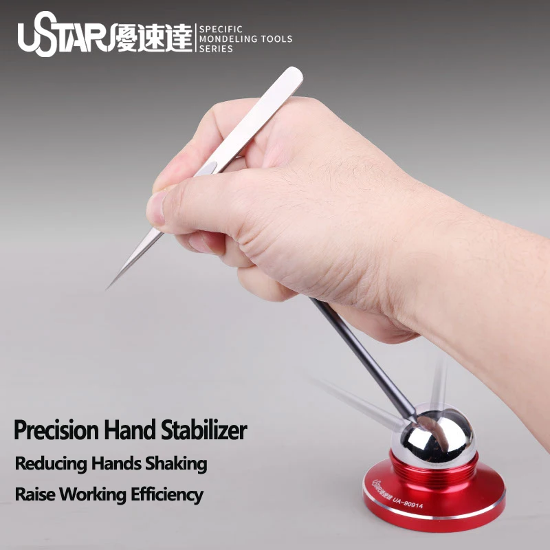 Ustar Precision Ručne stabilizátor vojakov Modely Miniatúrne modely šachové kusy Hobby maliarsky nástroj