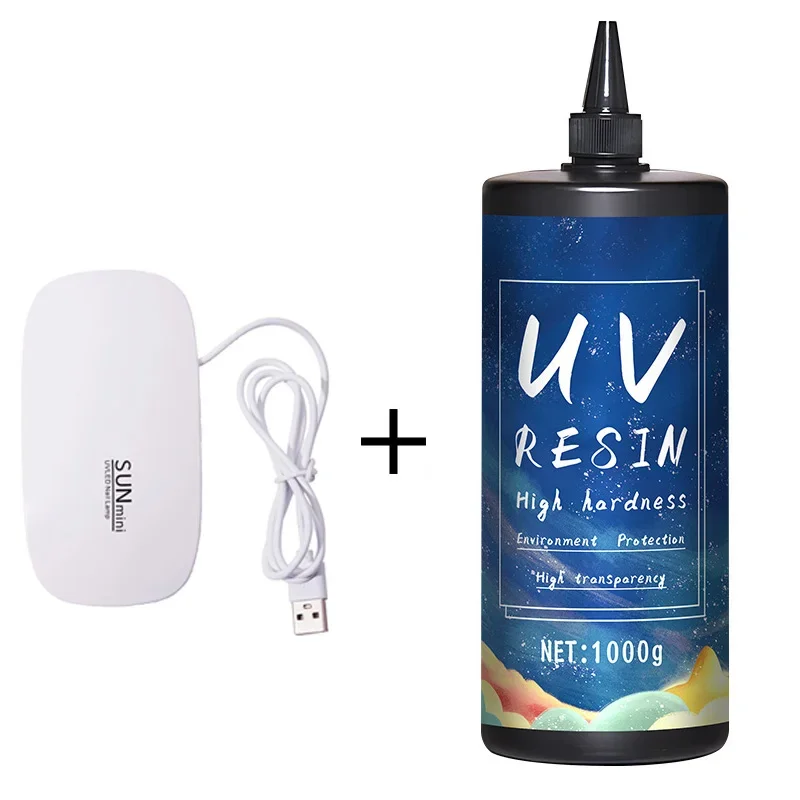 UV epoxidové živice lepidlo 50-1000g DIY šperky, vďaka čomu je UV vysoká priehľadnosť rýchla sušiaci