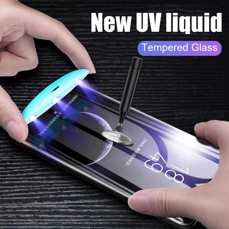 UV tekutina Full Glue Screen Protector pre Huawei Nova 7 8 9 10 11 12 Pro Ultra 3D Curved Edge HD Clear 9H Temperated sklenený film