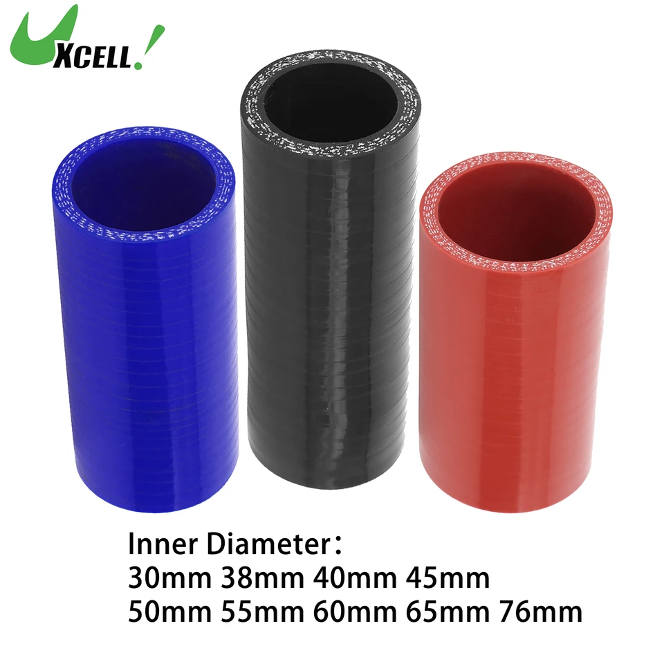 Uxcell 30 mm 38 mm 40 mm 45 mm 55 mm 60 mm 76 mm ID auto Vysoko výkonný silikónový hadicový hadicový spojovací coupleler Universal Universal