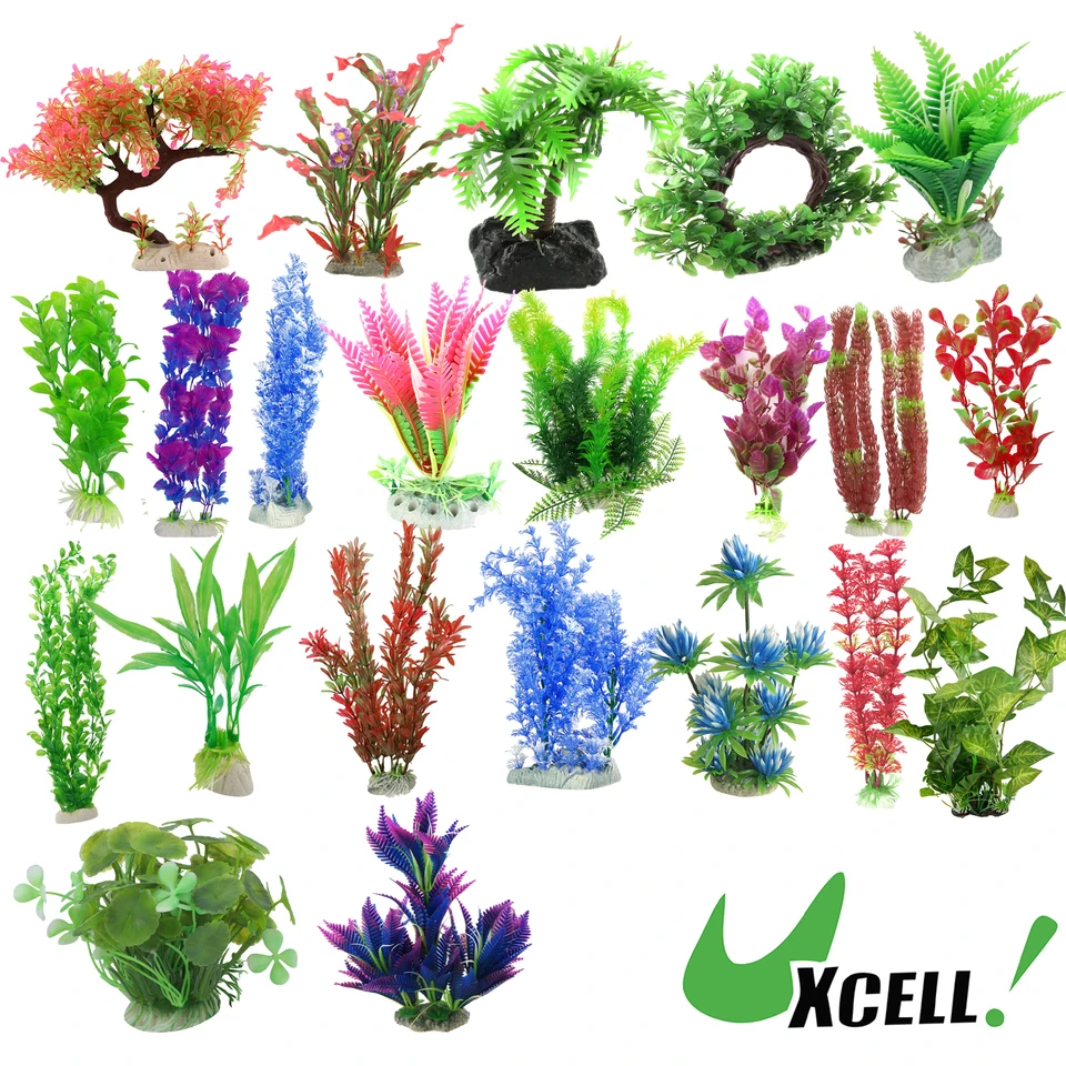 Uxcell umelé rastliny simulácia trávu Waters Ornament Ornament Fish Tank Rastlina kvetina akvárium trávnaté dekorácie príslušenstvo