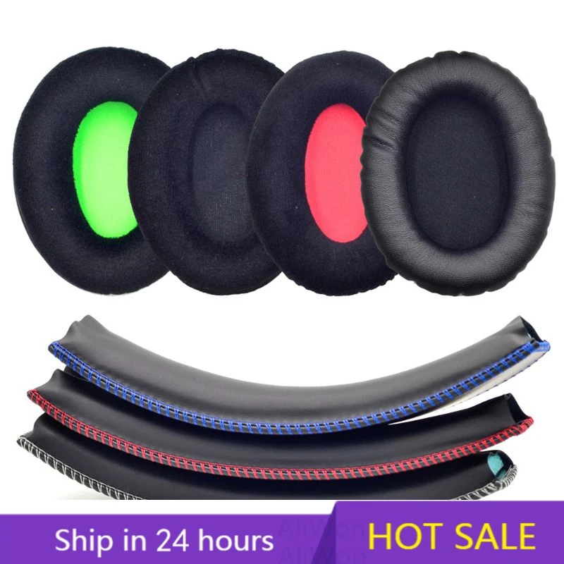 Ušové vankúšiky s náhlavnou súpravou penový vankúš na výmenu pre Kingston HSCD KHX-HSCP Hyperx Cloud II 2 Stinger Core Soft Soft Protein Cover