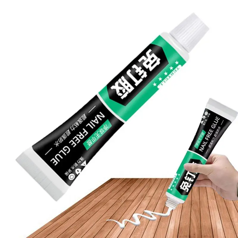 Už žiadne nechty neviditeľné biele okamžité uchopenie lepidla Glue Multifunkčné a univerzálne super lepidlo pre papierový keramický kovový kameň