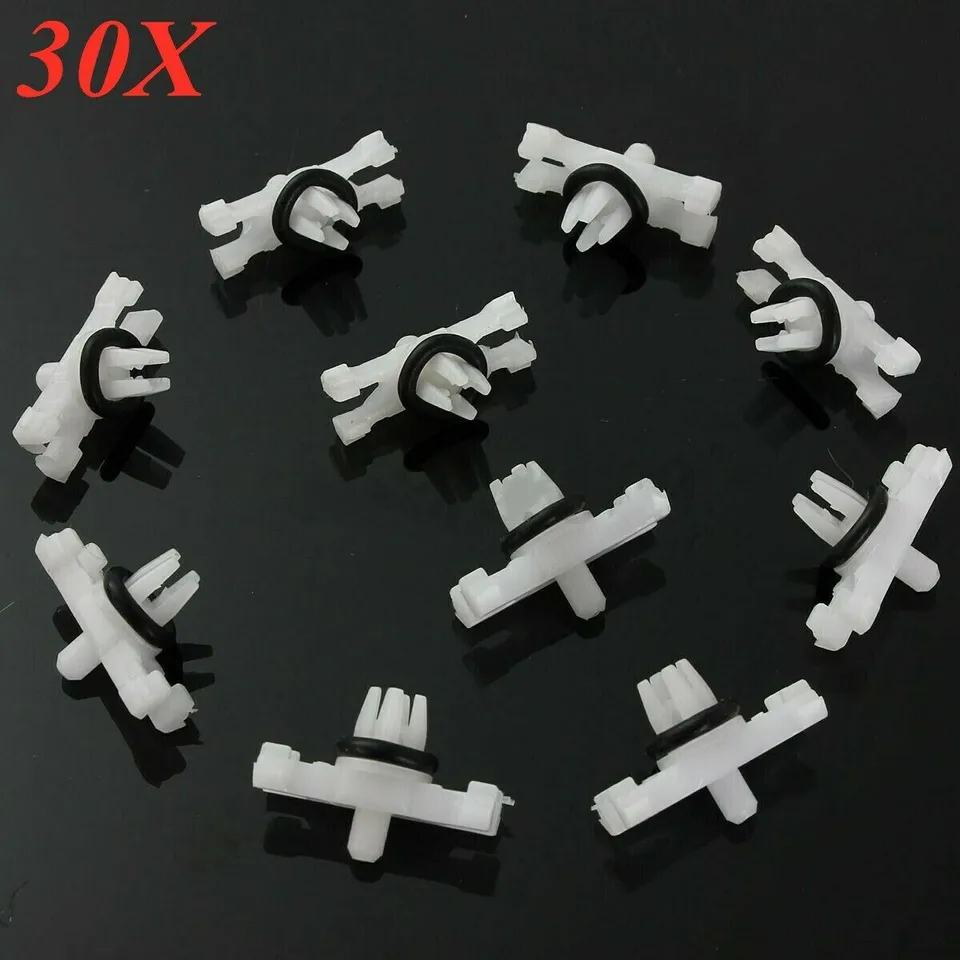 Užitočné praktické nové klipy Klip Parts 30 PCS Príslušenstvo FCP-0195 Upevnenie pre BMW E46 51138204858 dažďový žľab