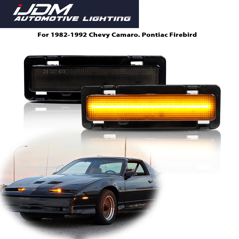 V rokoch 1982-1992 Chevy Camaro, v rokoch 1982-1992 Pontiac Firebird Amber / White LED indikátor indikátorov svetiel Otočenie signálu Svetla