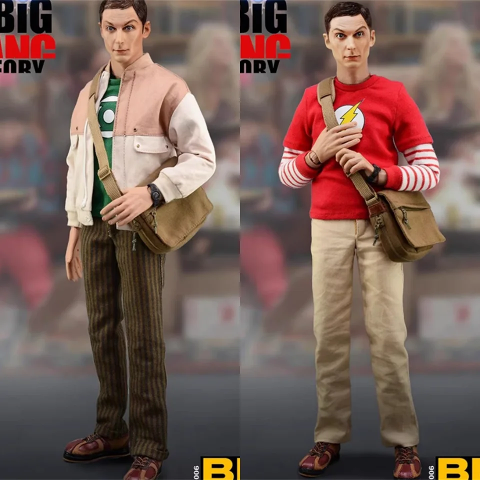 V sklade BBK BBK06 1/6 v mierke Handsome Genius Vedec Sheldon Full Set Fit 12inch Action Figure Model Hračky pre fanúšikov Najlepší darček
