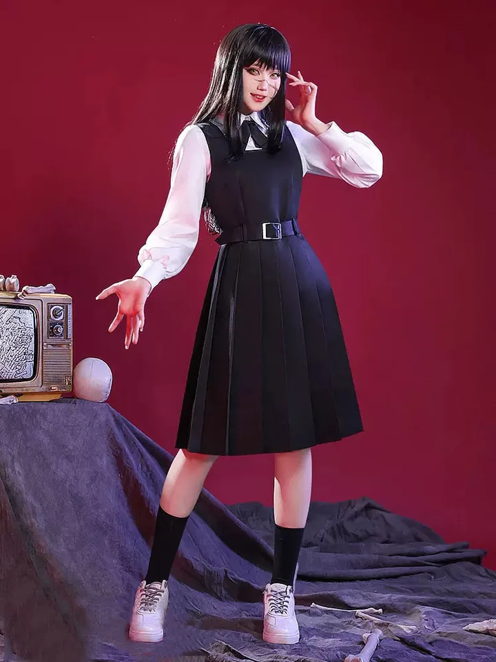 V sklade cos reťazca Anime Anime Mitaka Asa Devil's Uniform Cosplay Women Costume