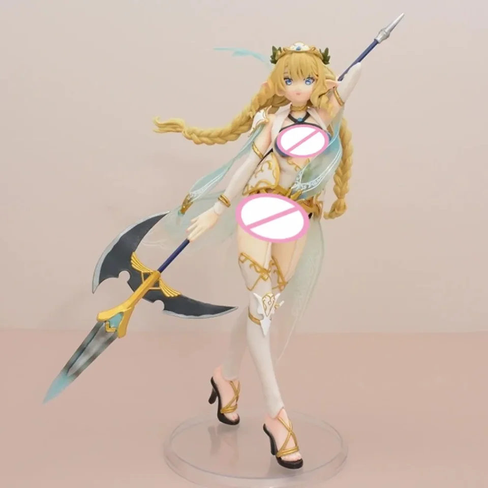 V sklade Elf Village Anime Figures Kawaii Lincia Girl Knight Model komiksová figúrka PVC Zbierka dospelých Darčeky Darce Dekorácie