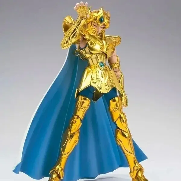 V sklade MC Model Svätý SEIYA Cloth Myth ex Leo Lion Aiolia Gold Knights of Zodiac 24K Anime Action Figure Collection Collection Gift