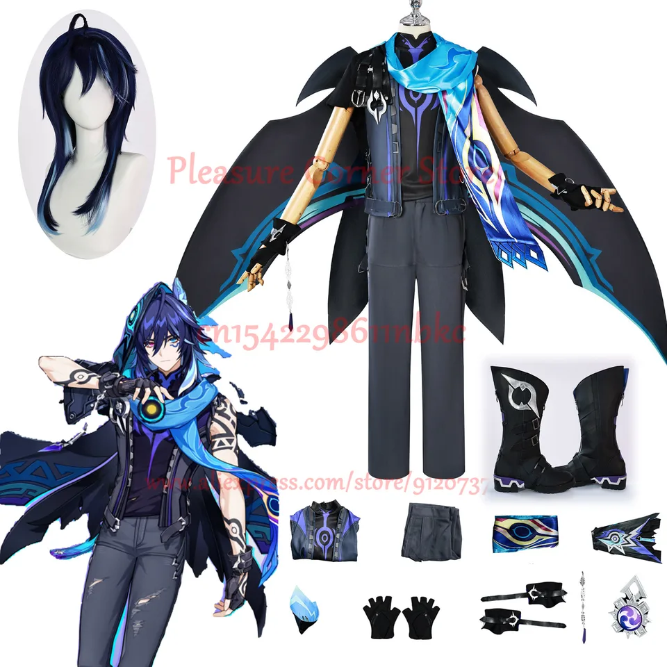 V sklade Ororon Cosplay kostým Genshin Impact Ororon Cosplay plne nastavený outtis rola hraním obleku Ororon cosplay parochňa prop