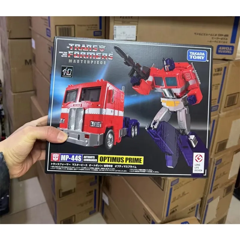V sklade Takara Tomy Original Transformers Masterpiece Masterpiece MP-44S MP44S Optimus Prime G1 Akčné figúrky