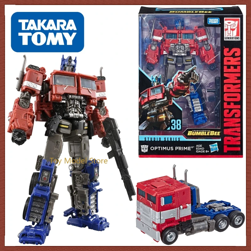 V sklade Takara Tomy Transformers SS Series SS-38 V trieda Optimus Optimus Prime Action Figures Robot Collectible Model Hračky Originálny darček