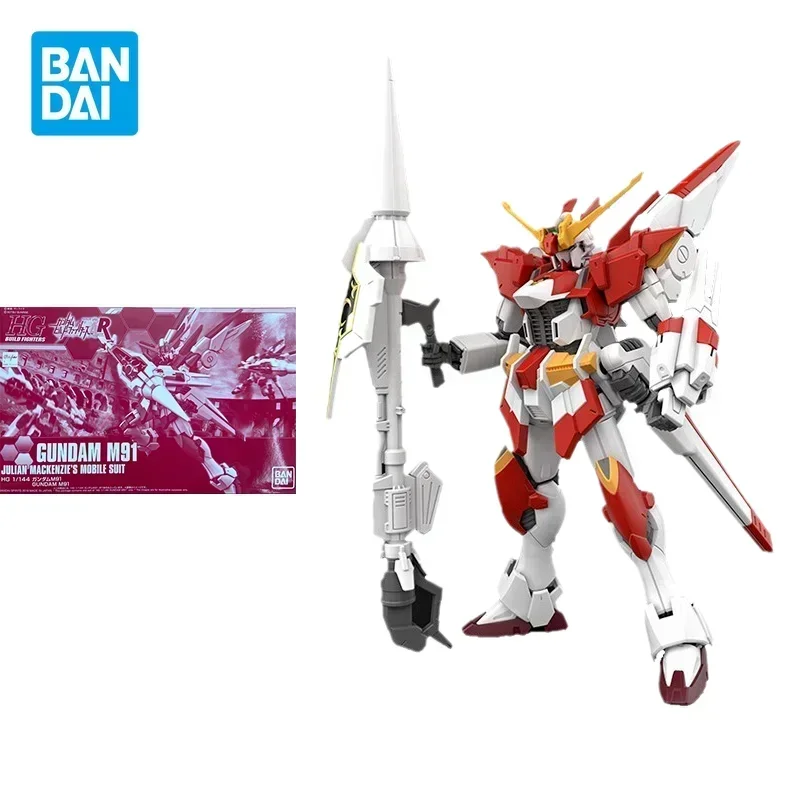 V Stock Bandai Gundam Pb Limited HGBF 1/144 M91 Zostava Gundam Anime Action Figure Hračky Zberateľné ozdoby pre deti Darčeky