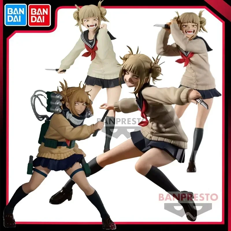 V Stock Bandai Original Banpresto My Hero Academia The Evil Villains Toga Hitiko PVC akčná figúrka zbierka Doll Hračky Doll Hračky